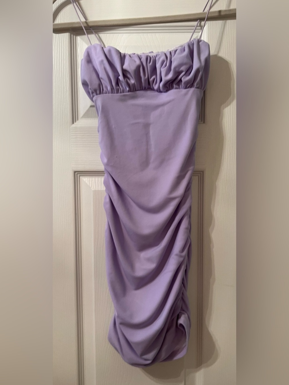 Princess Polly Lavender Ruched Midi Dress